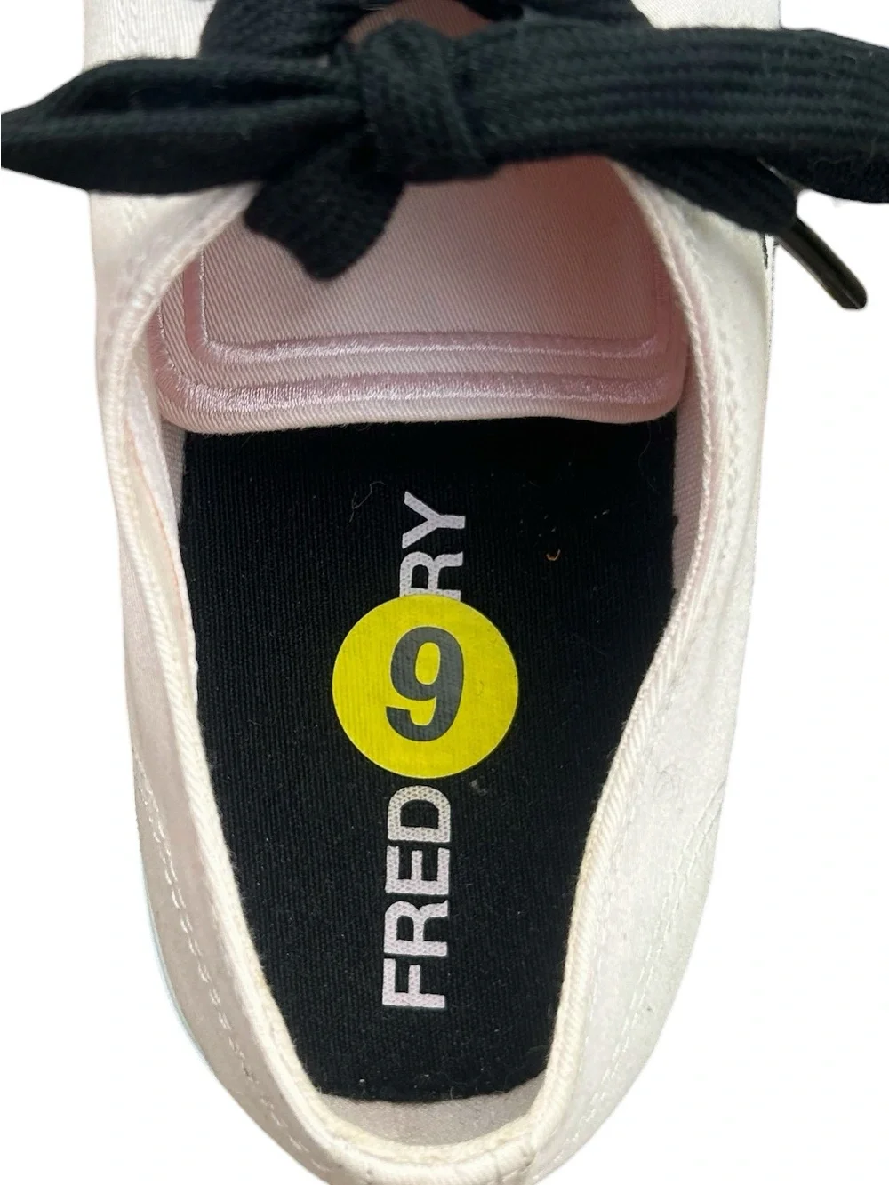 Fred Perry Kingston Twill Canvas Sneakers Light Pink Mens Size 9